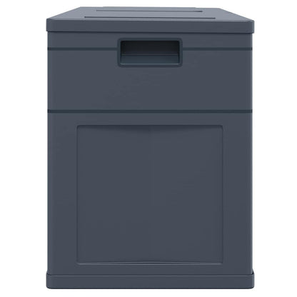 Garten-Aufbewahrungsbox 320 L Schwarz