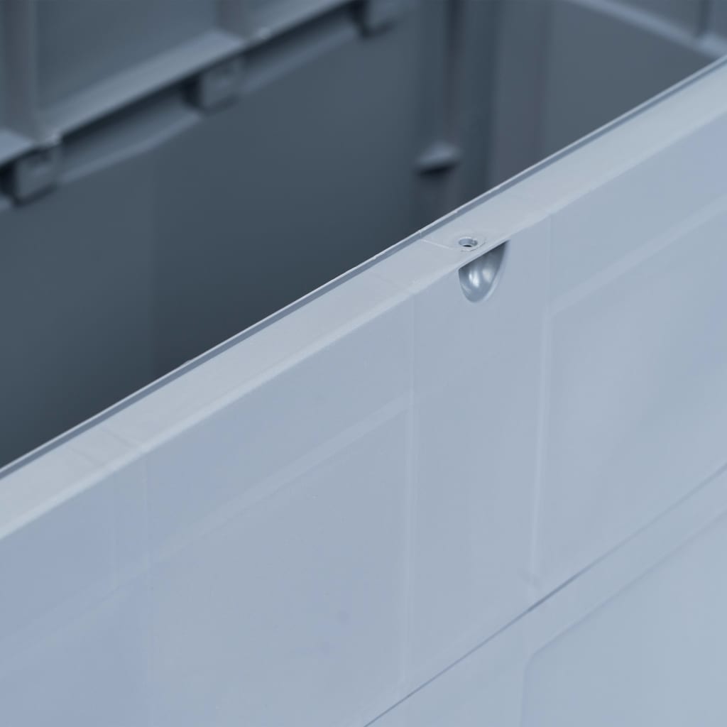 Garten-Aufbewahrungsbox 320 L Schwarz