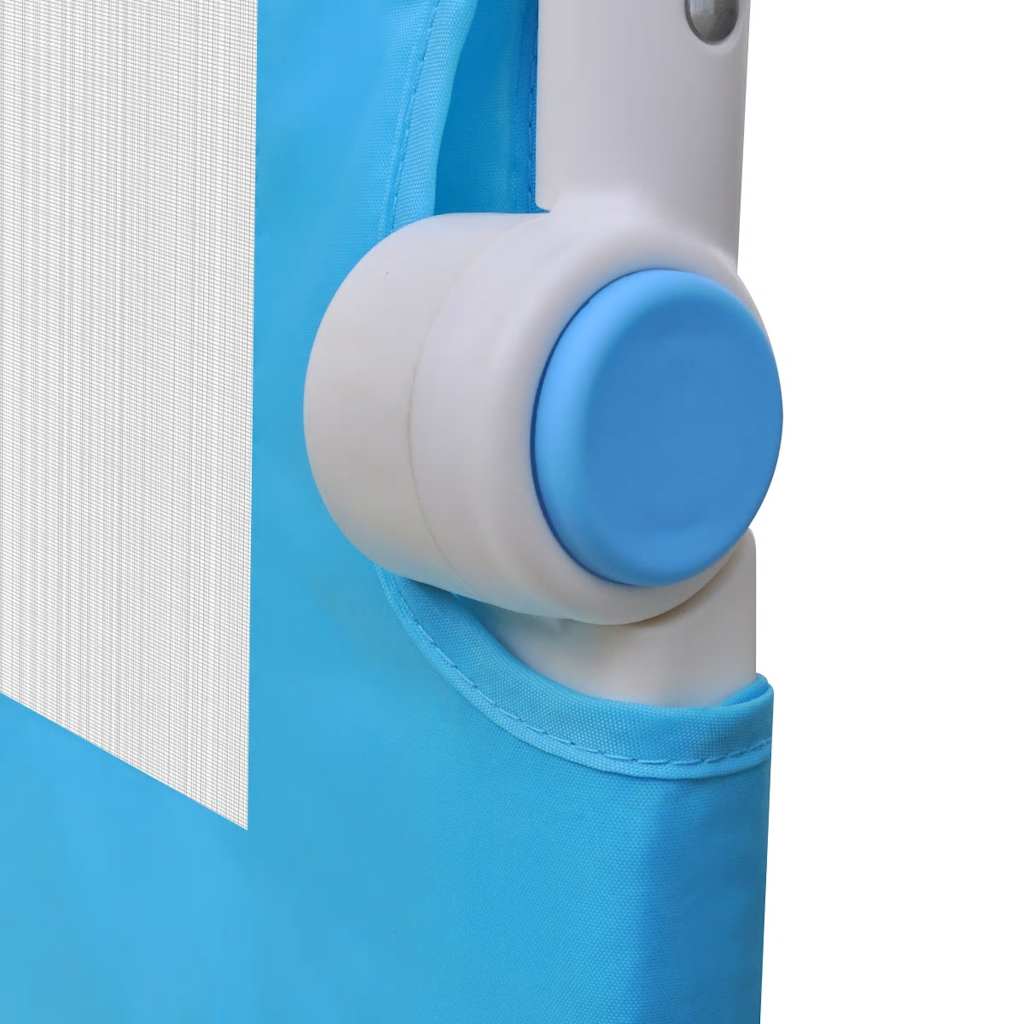 Kleinkind Bettschutzgitter 2 Stk. Blau 102x42 cm