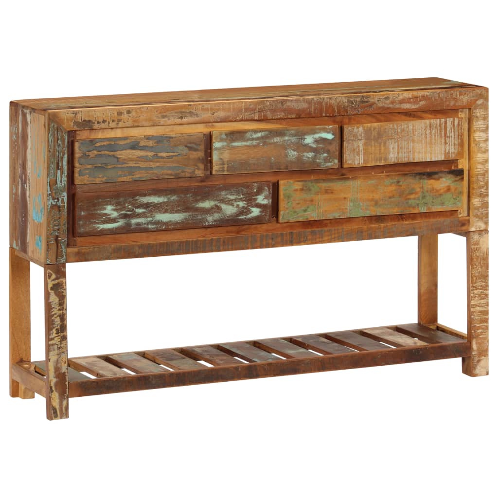 Sideboard 120x30x75 cm Altholz Massiv