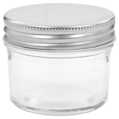 Marmeladengläser mit Silbernen Deckeln 48 Stk. 110 ml