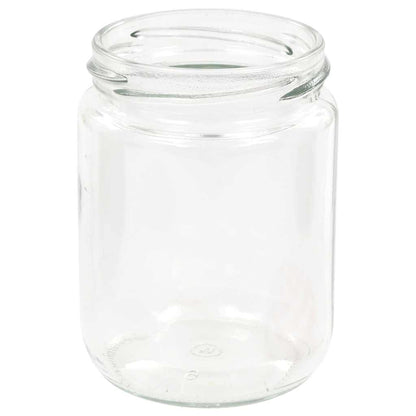 Marmeladengläser mit Weißem/Rotem Deckel 96 Stk. 230 ml