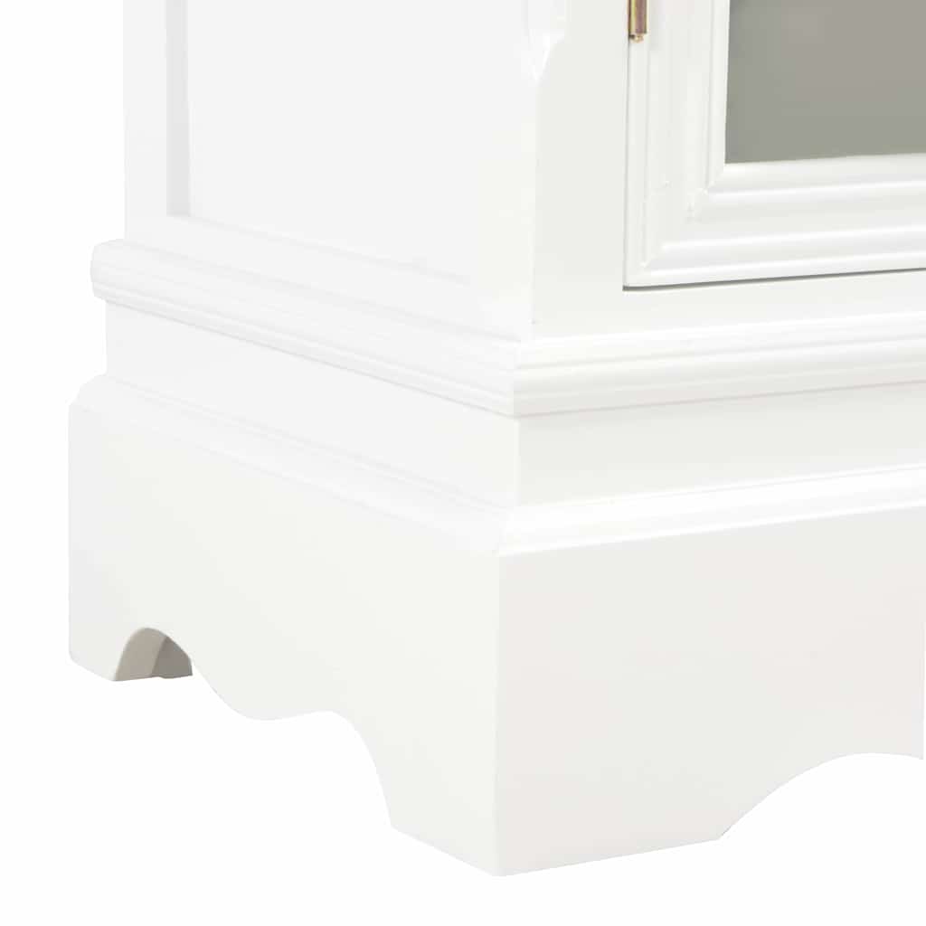 Sideboard Weiß 70x28x70 cm Massivholz Kiefer