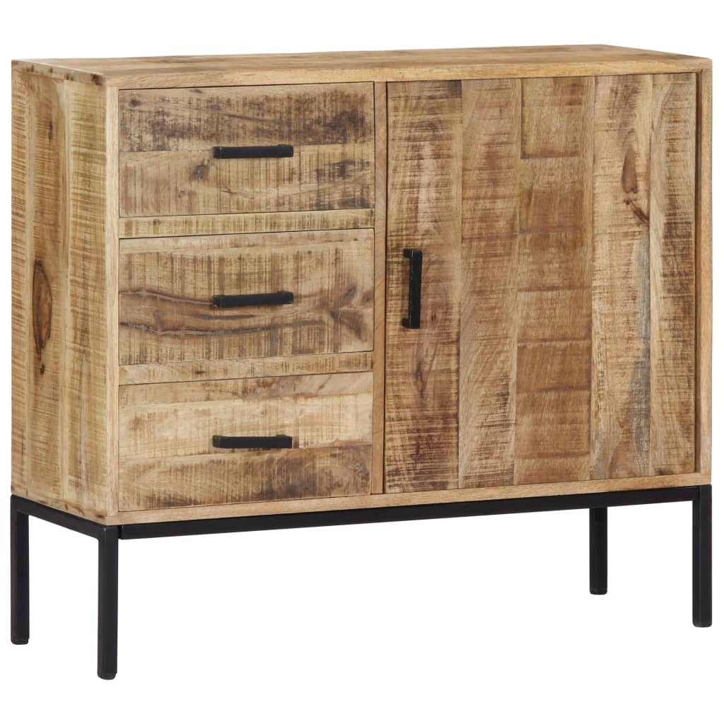 Sideboard 88x30x71 cm Massivholz Mango