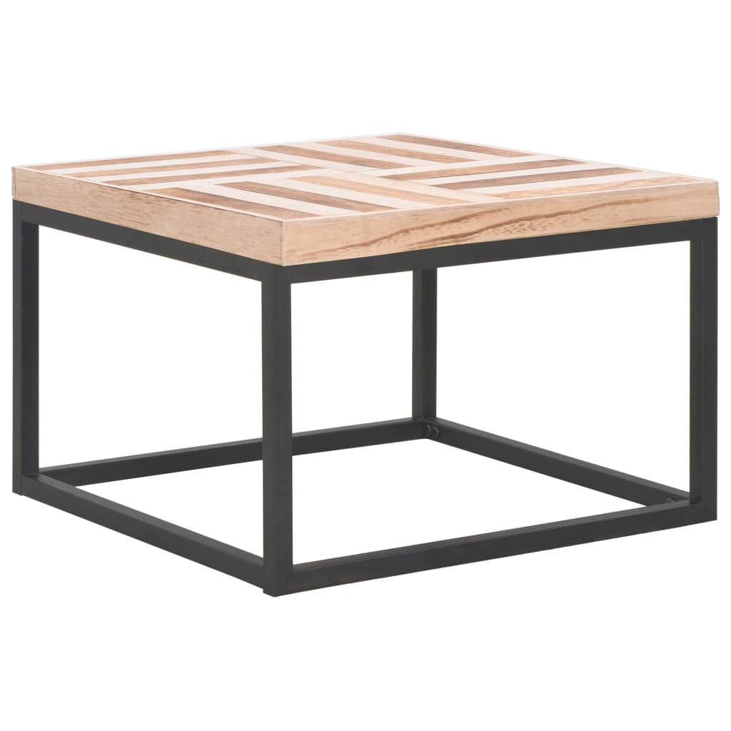 Couchtisch 50×50×33,5 cm Massivholz