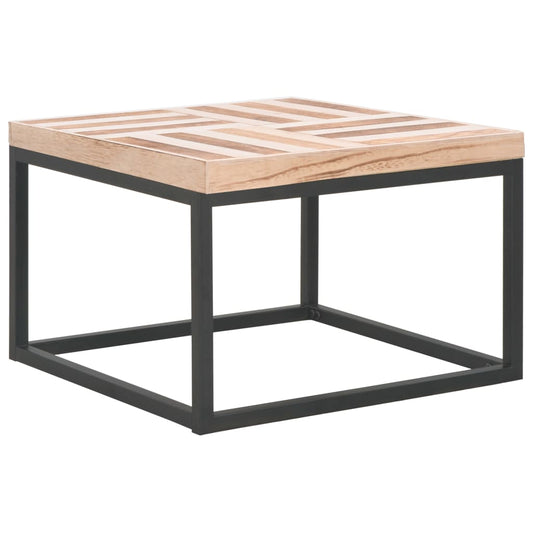 Couchtisch 50×50×33,5 cm Massivholz