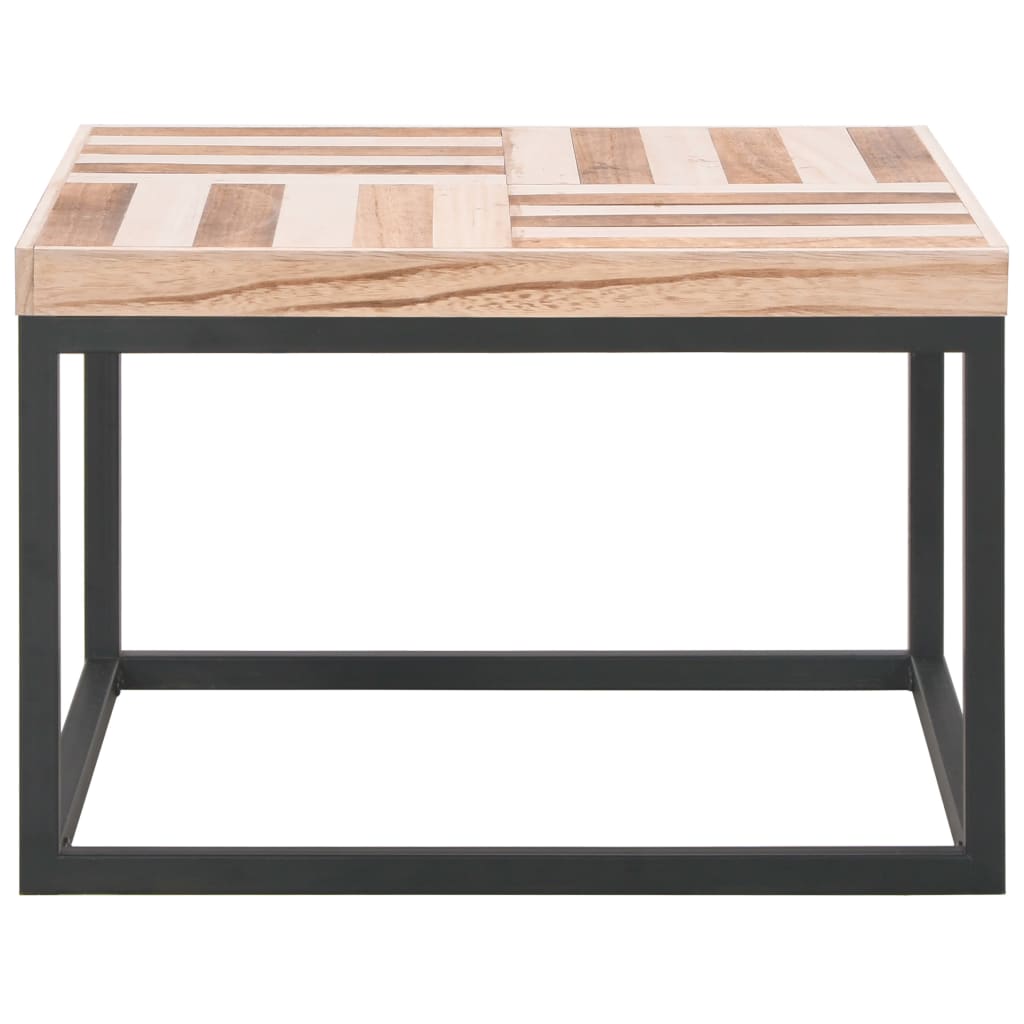Couchtisch 50×50×33,5 cm Massivholz