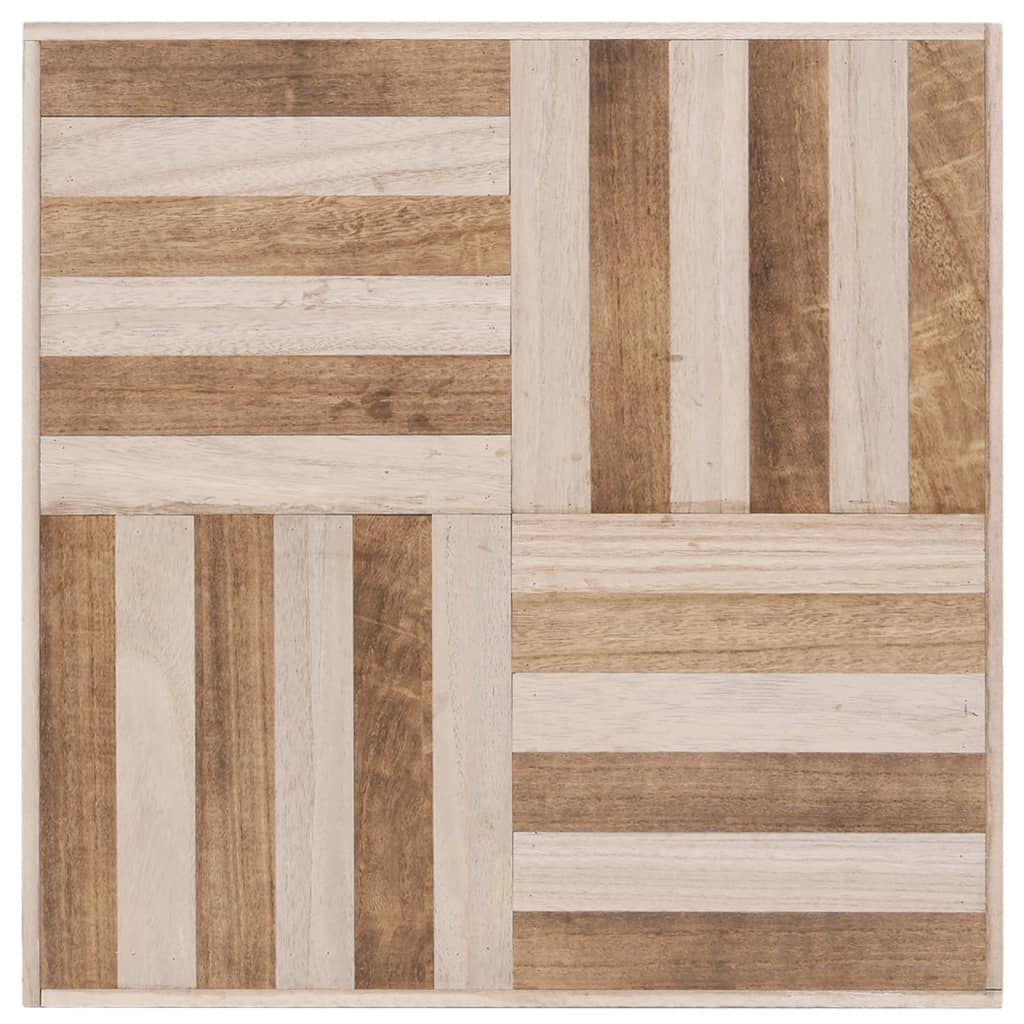 Couchtisch 50×50×33,5 cm Massivholz