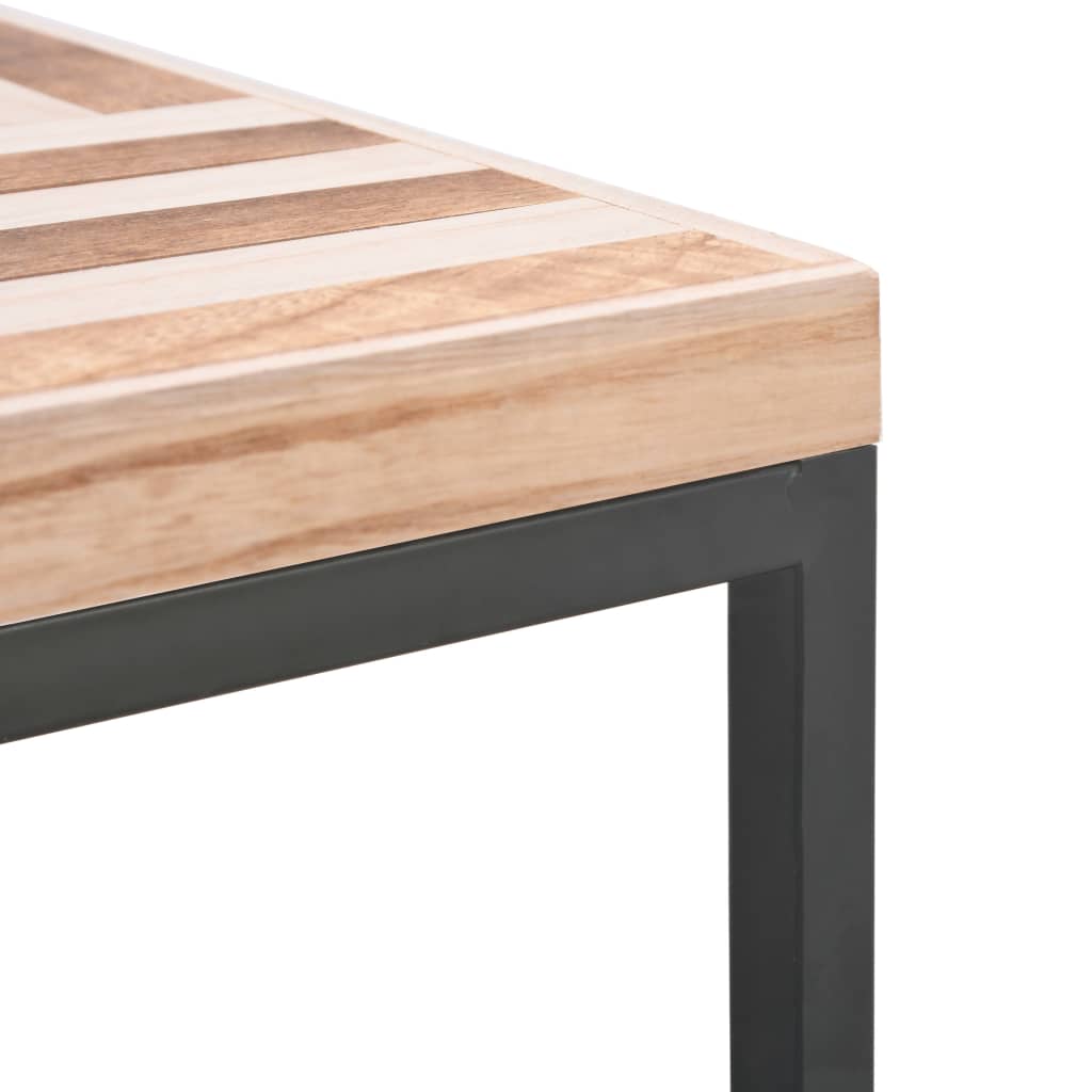 Couchtisch 50×50×33,5 cm Massivholz