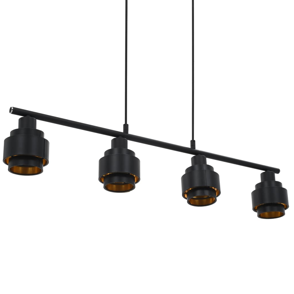 Deckenleuchte Schwarz 82 cm E14