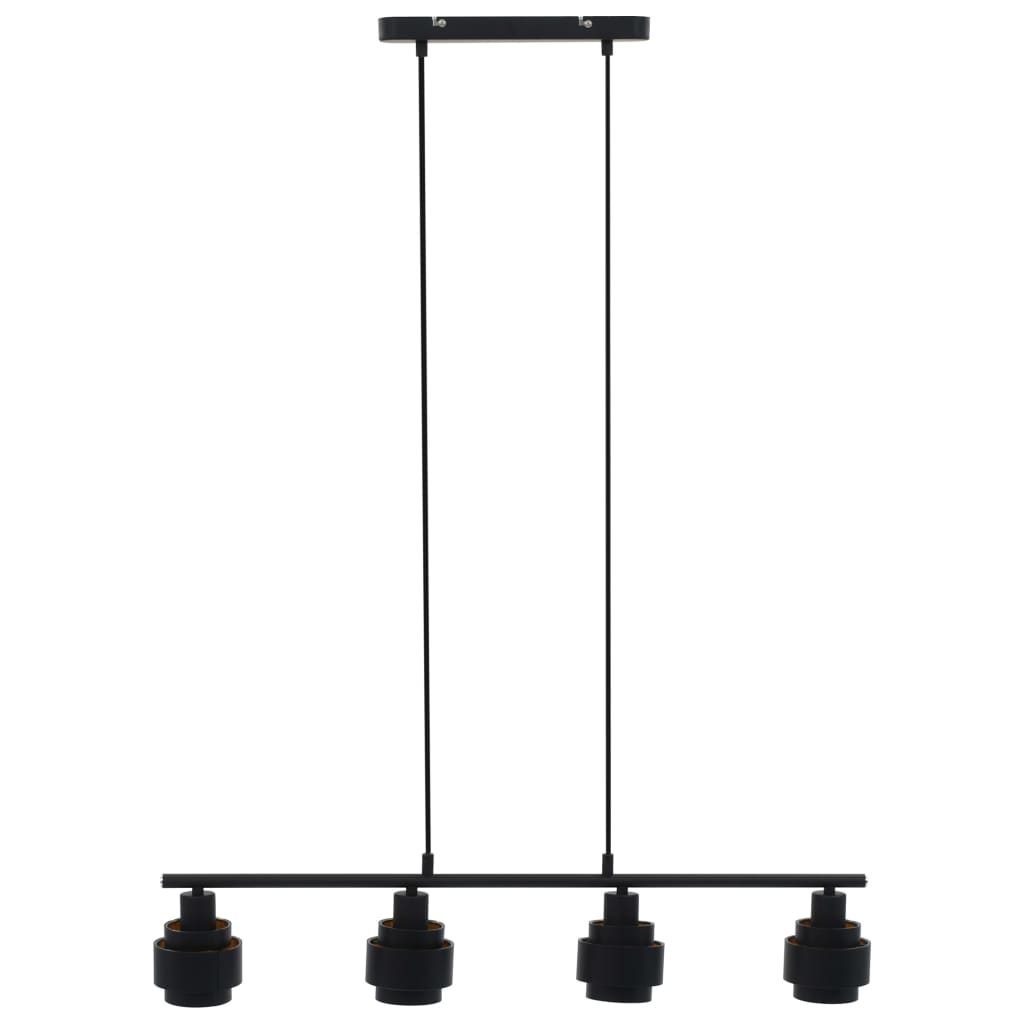 Deckenleuchte Schwarz 82 cm E14