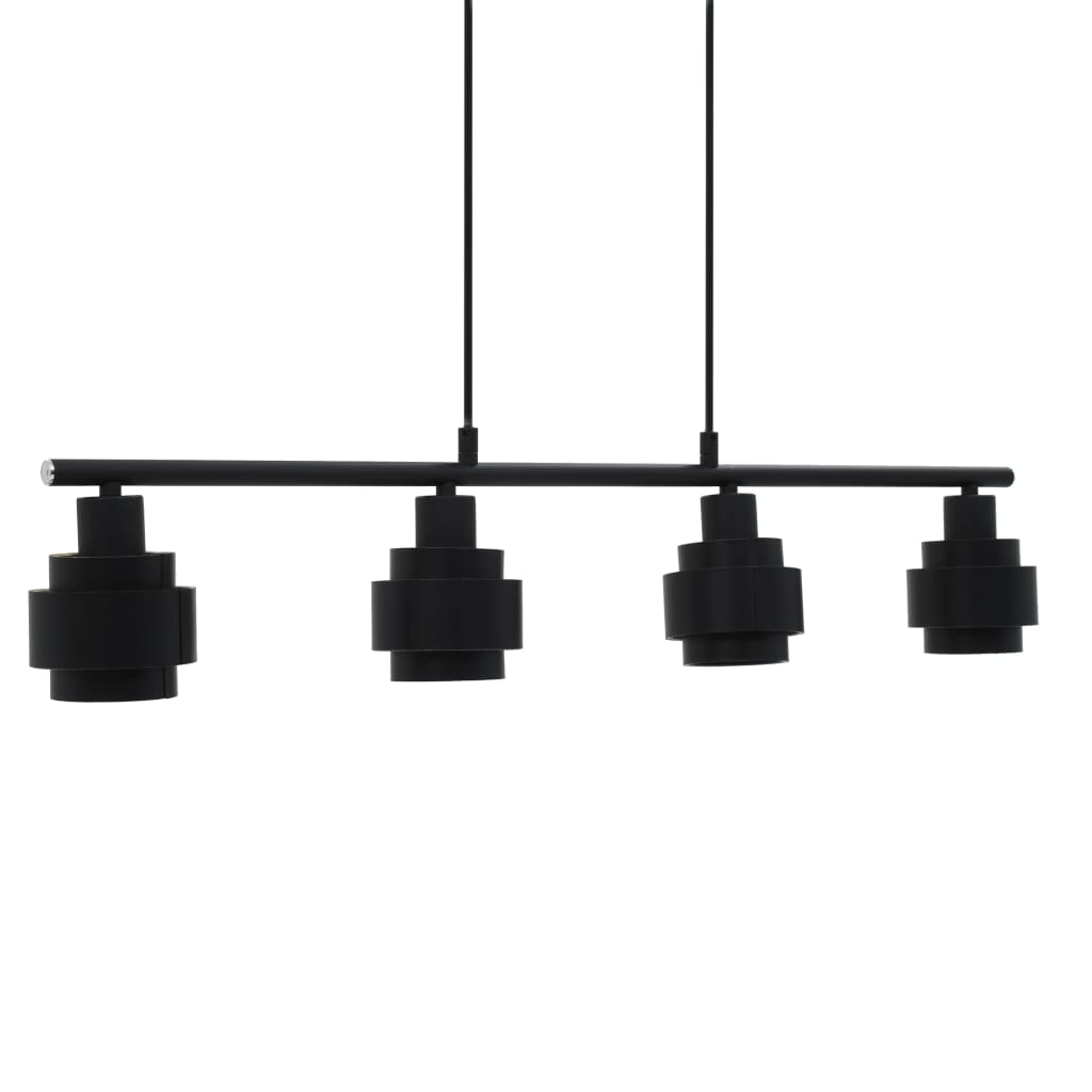 Deckenleuchte Schwarz 82 cm E14