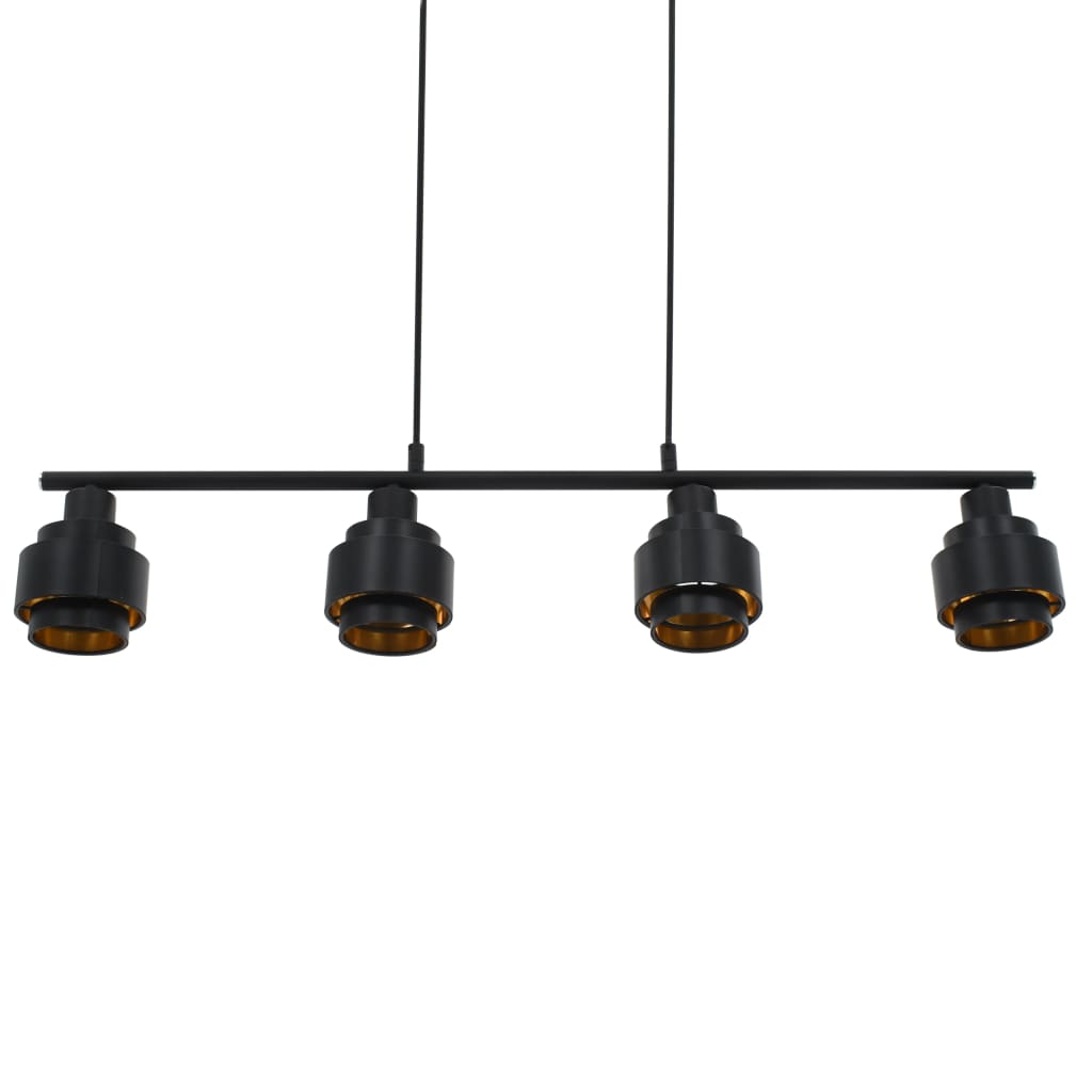 Deckenleuchte Schwarz 82 cm E14