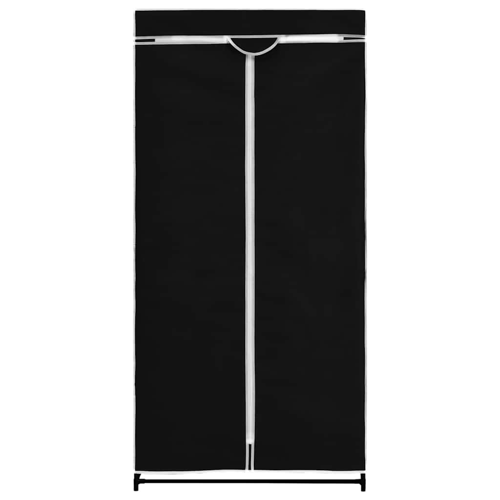 Kleiderschränke 2 Stk. Schwarz 75×50×160 cm