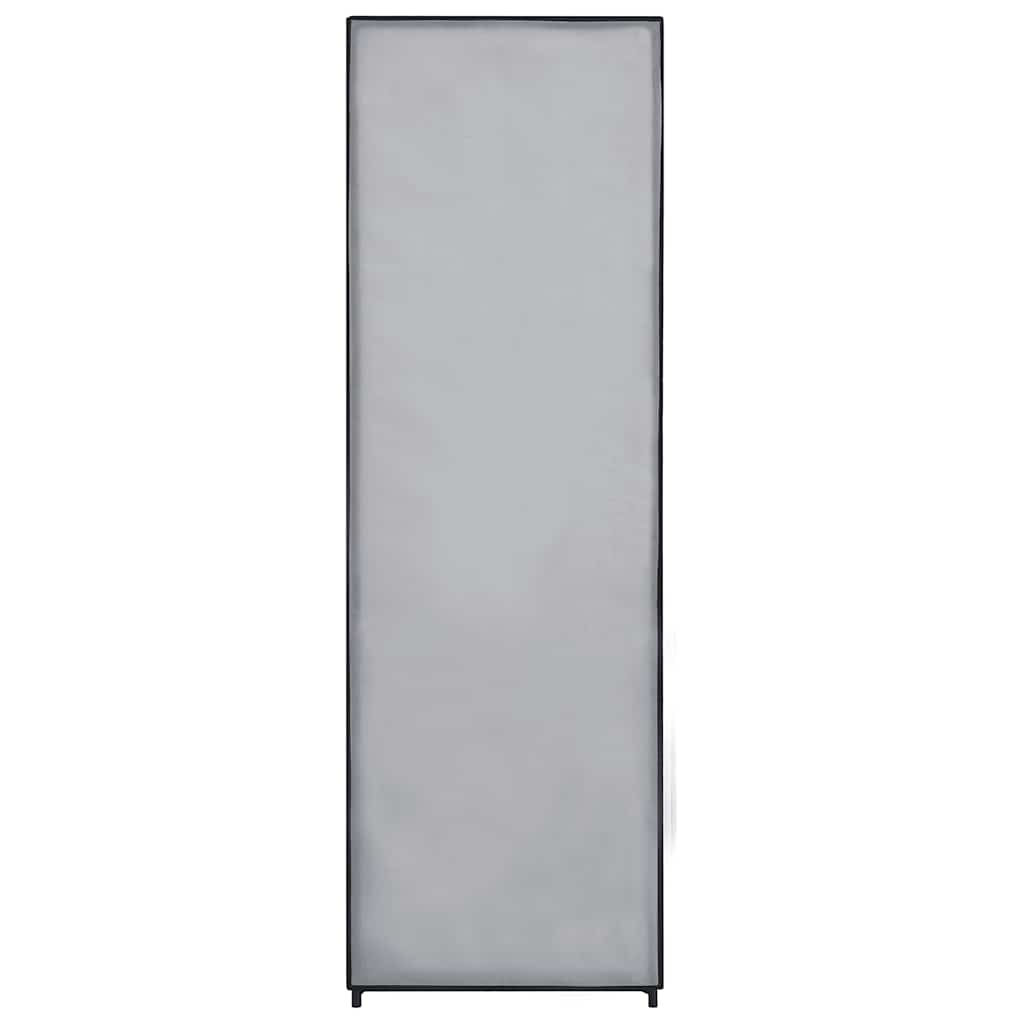 Kleiderschrank Grau 87 x 49 x 159 cm Stoff
