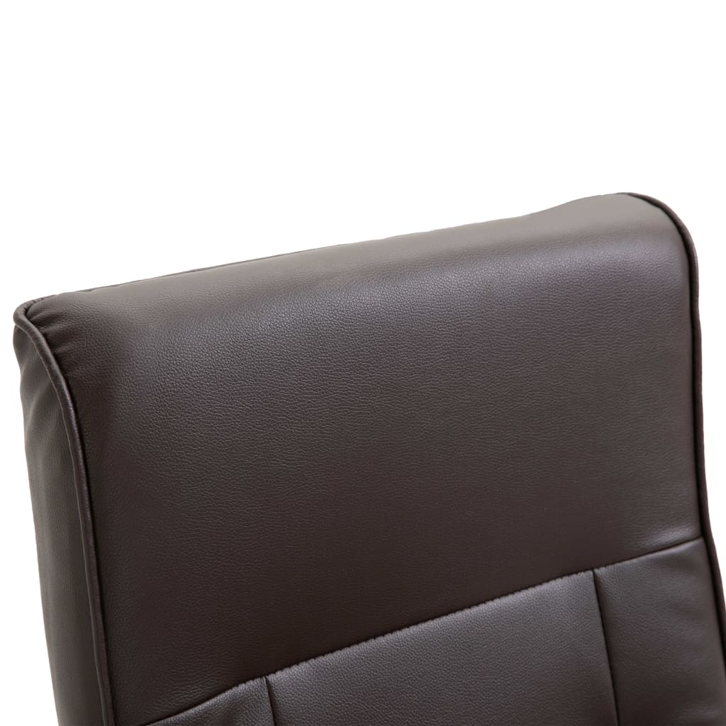 Massagesessel Braun Kunstleder