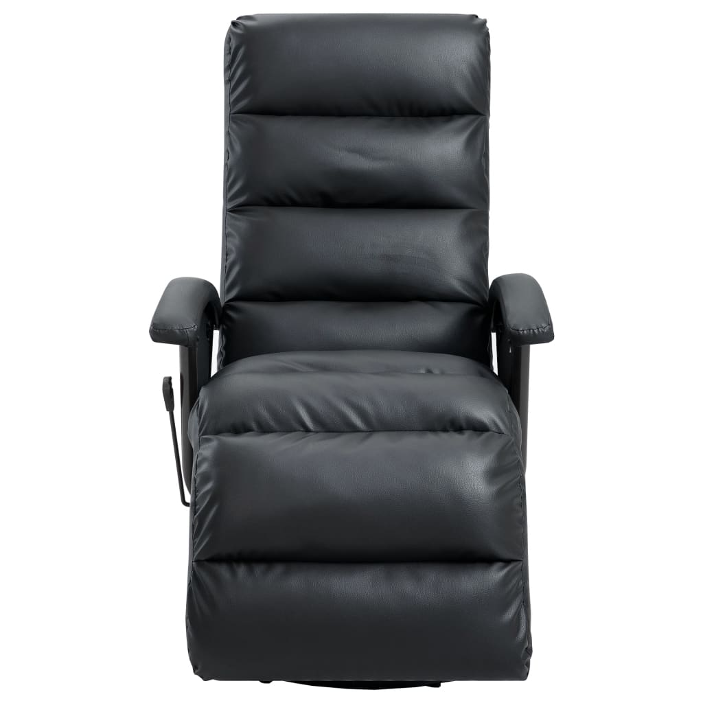 TV-Sessel Schwarz Kunstleder
