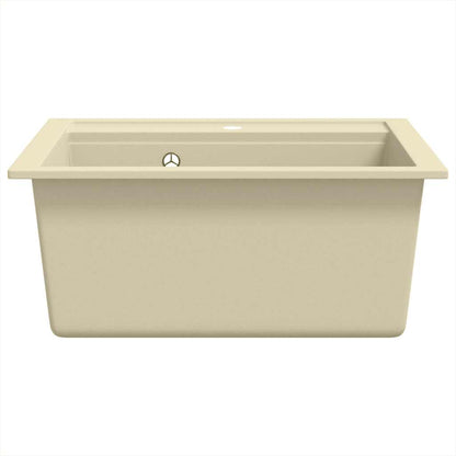 Granitspüle Einzelbecken Beige