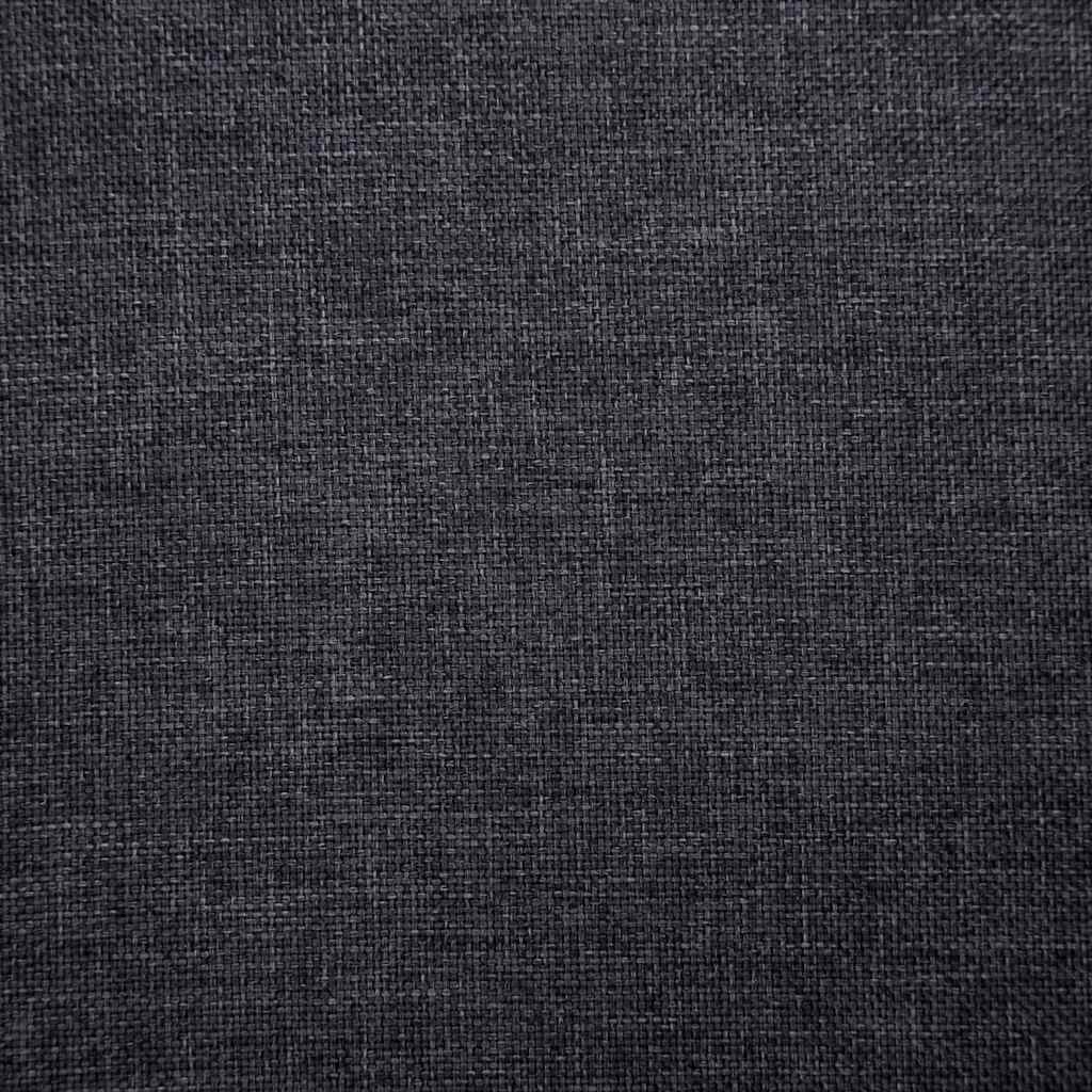 Sitzbank 139,5 cm Dunkelgrau Polyester