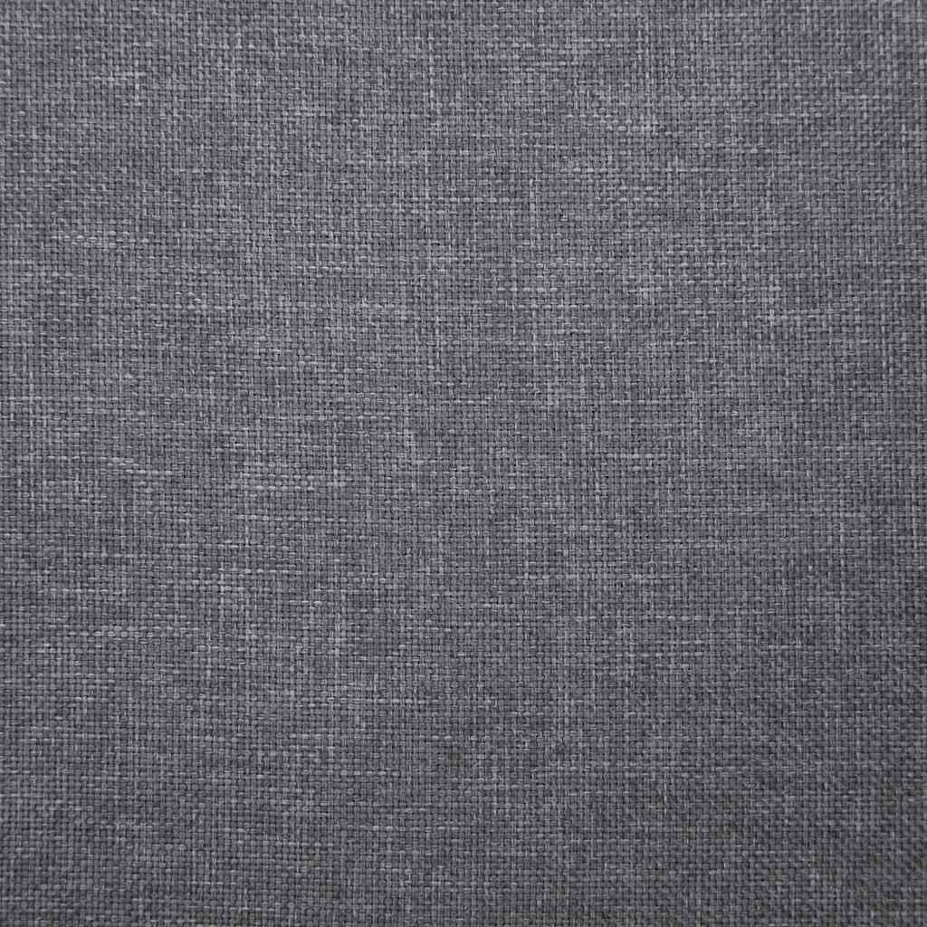 Sitzbank 139,5 cm Hellgrau Polyester
