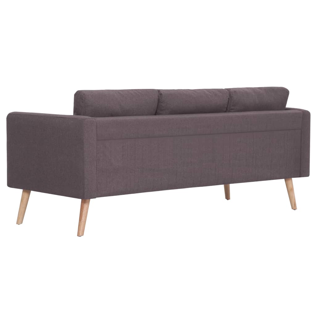 3-Sitzer-Sofa Stoff Taupe