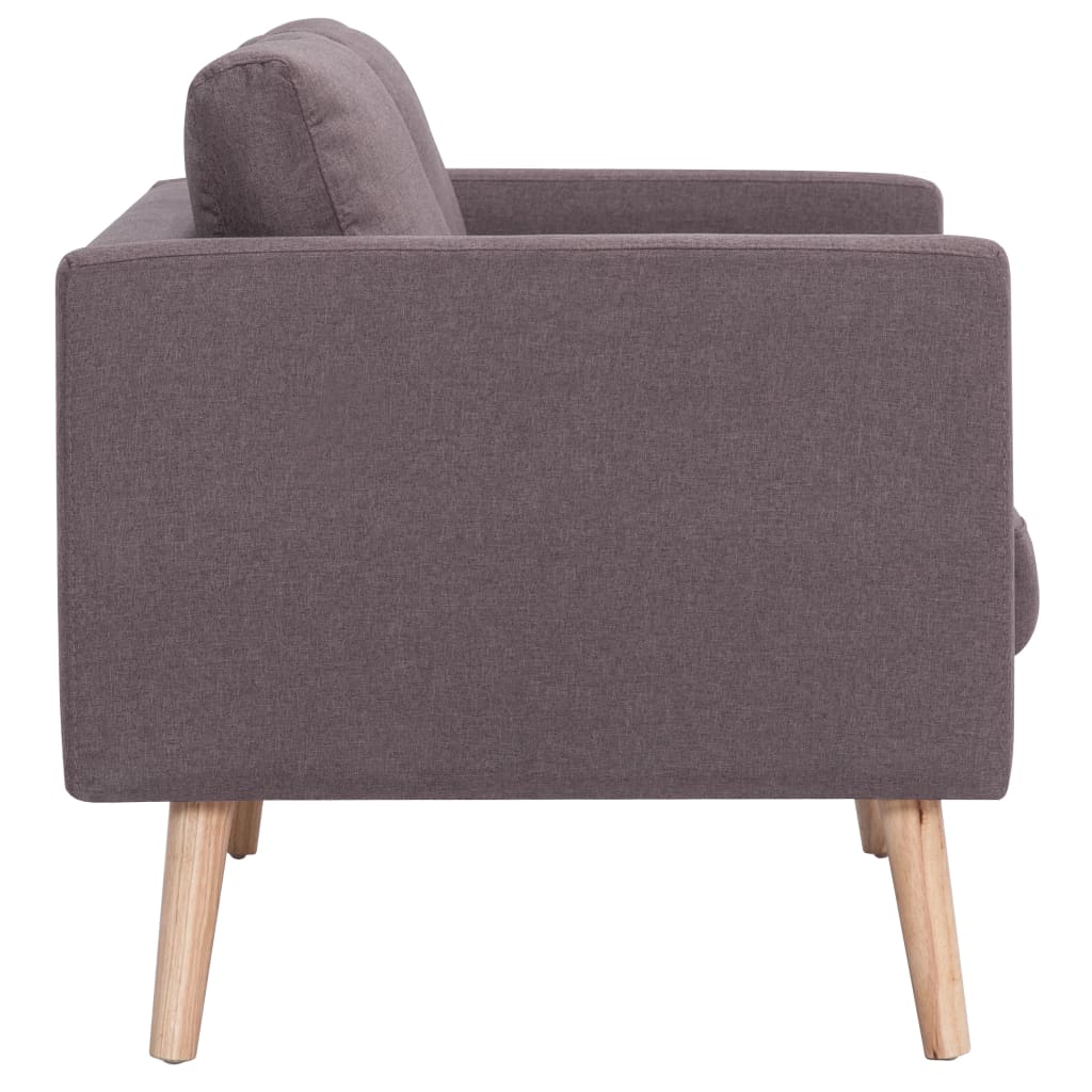 3-Sitzer-Sofa Stoff Taupe