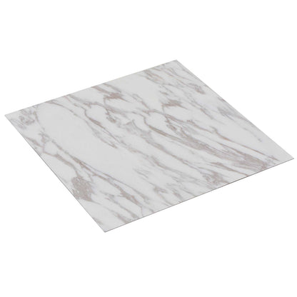 Bodenplanken Weiß Marmor 5,11 m² 55 Stk. PVC