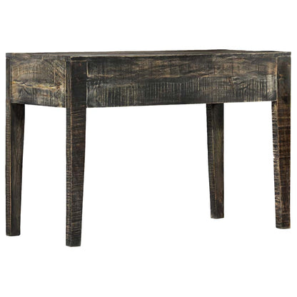 Schreibtisch Schwarz 110×50×75 cm Massivholz Mango