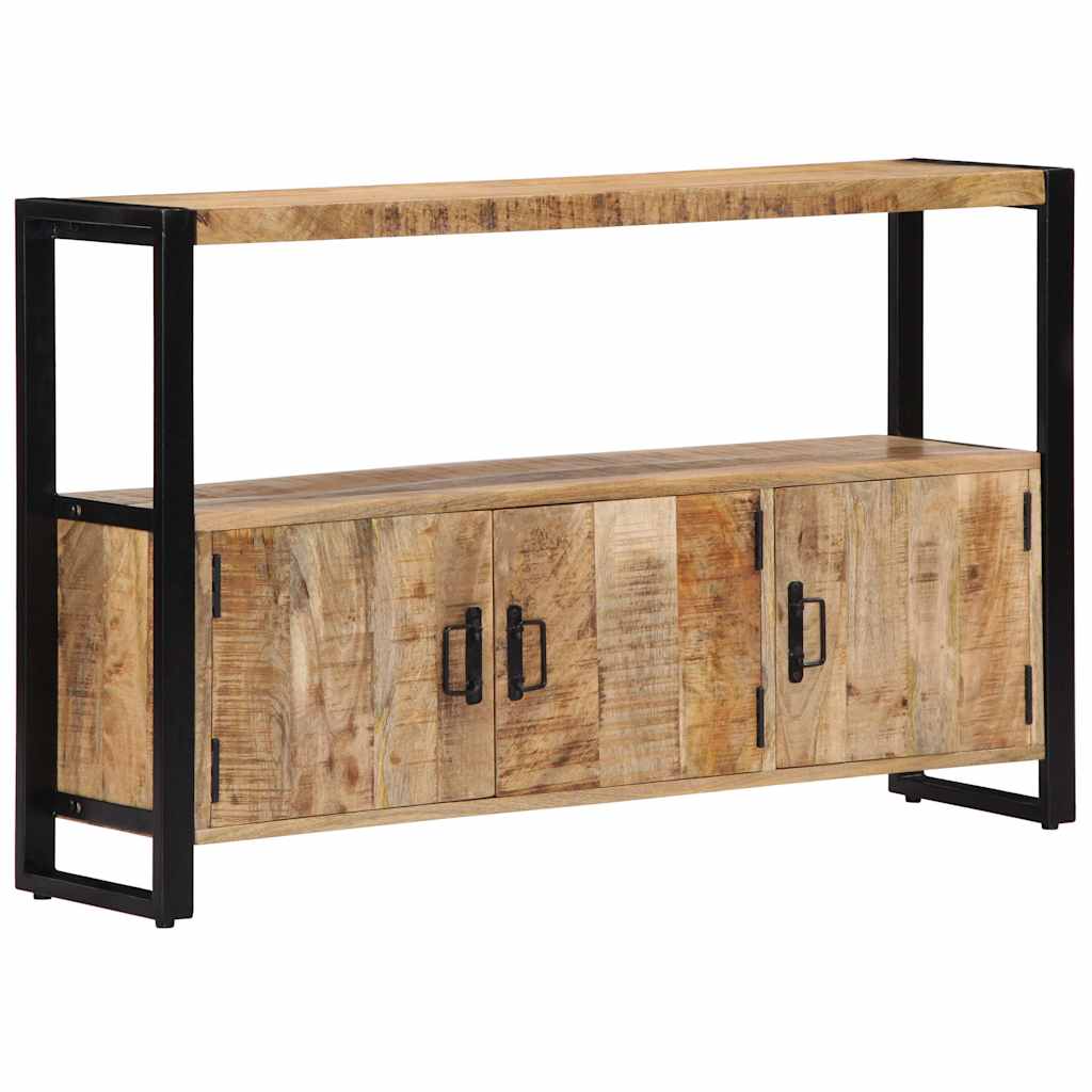 Beistellschrank 120x30x75 cm Massivholz Mango