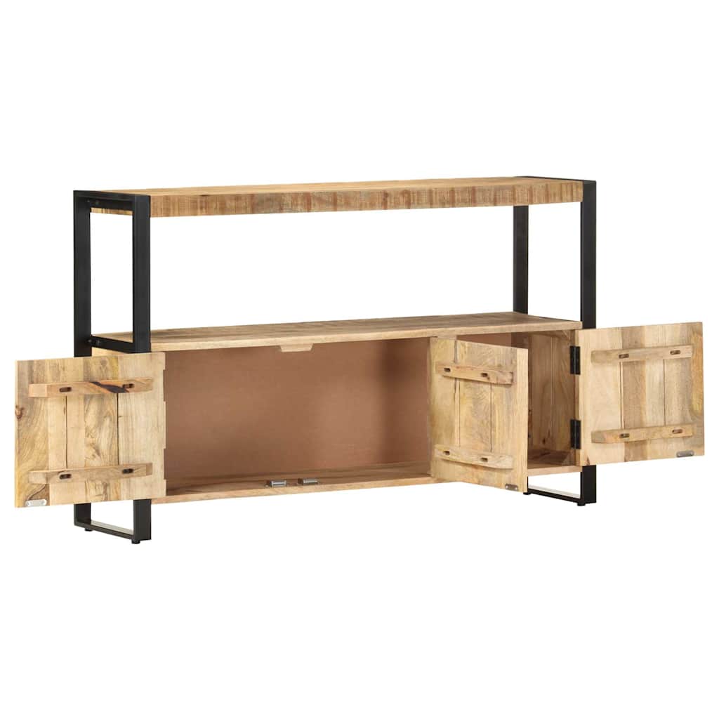 Beistellschrank 120x30x75 cm Massivholz Mango