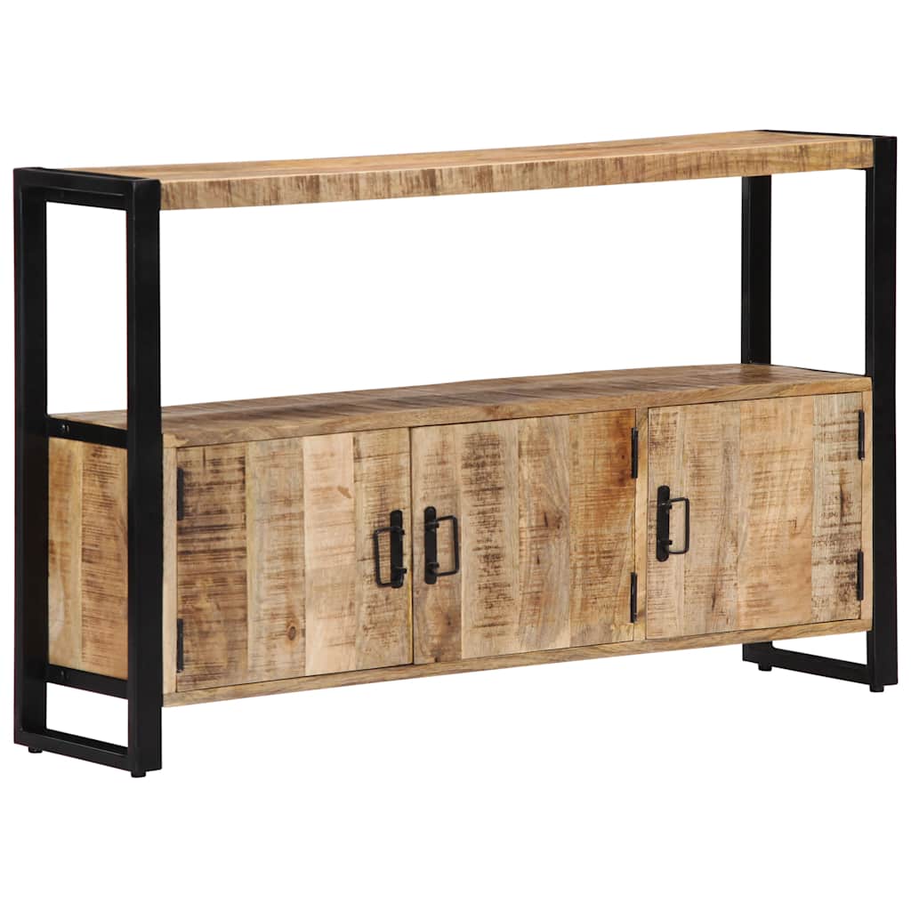 Beistellschrank 120x30x75 cm Massivholz Mango