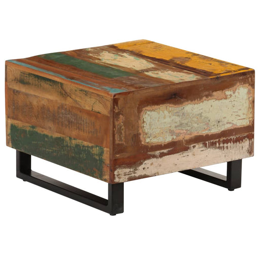 Couchtisch 50 x 50 x 35 cm Altholz Massiv