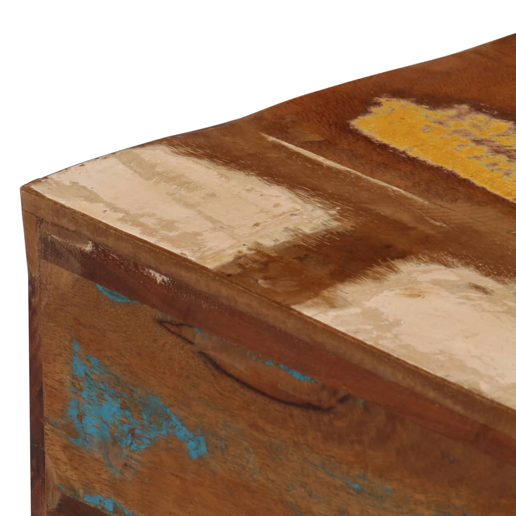 Couchtisch 50 x 50 x 35 cm Altholz Massiv