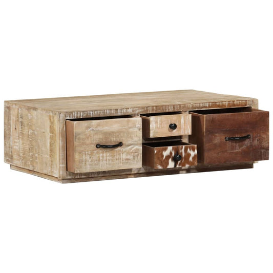 Coffee table 90x60x30 cm solid mango wood