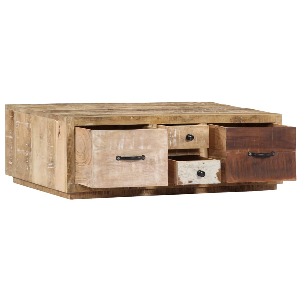 Coffee table 90x60x30 cm solid mango wood