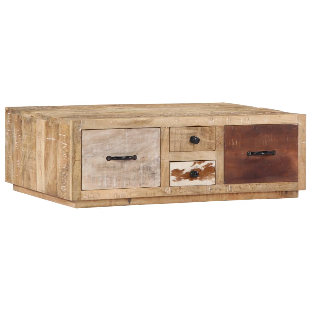 Coffee table 90x60x30 cm solid mango wood