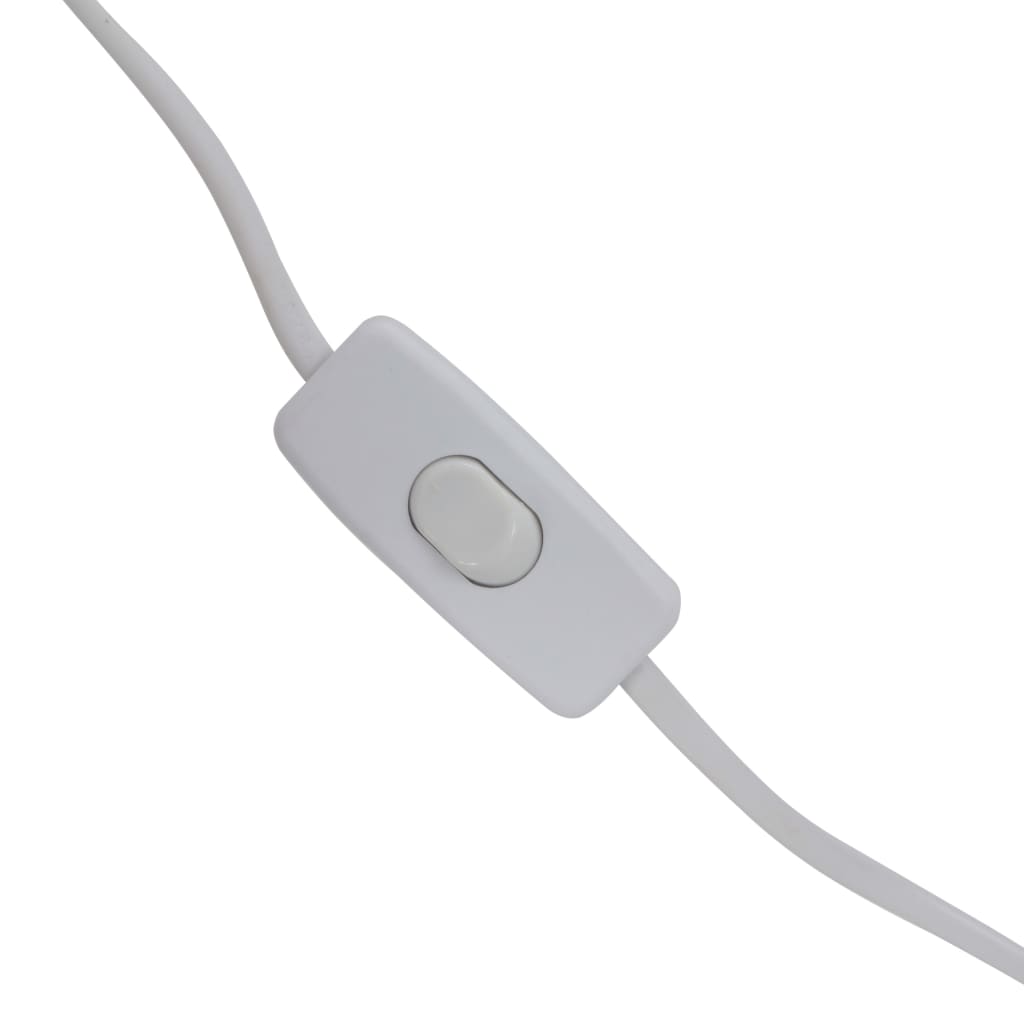 Schreibtischlampe Weiß Rund E27