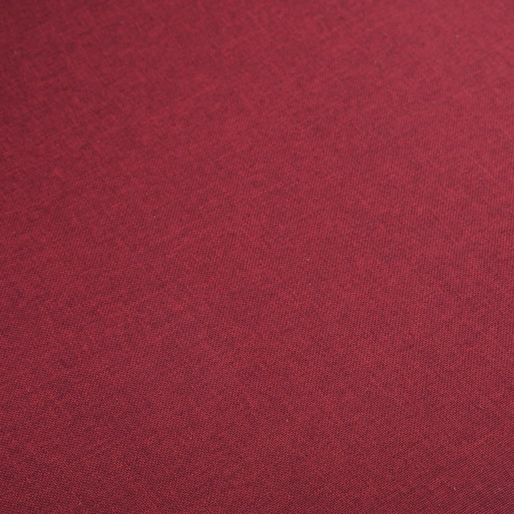 Esszimmerstühle 4 Stk. Rot Stoff und Massivholz Eiche