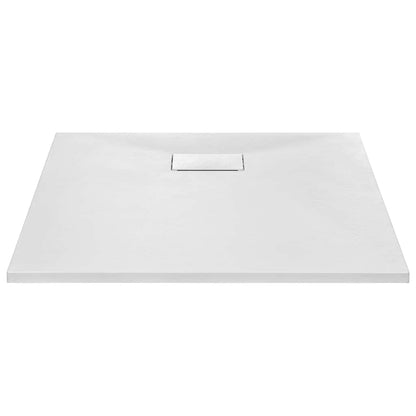 Duschwanne SMC Weiß 80×80 cm