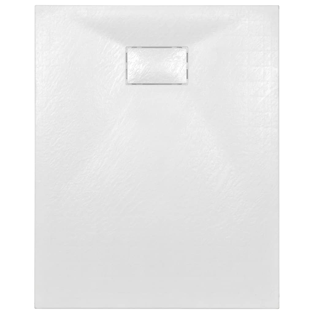 Duschwanne SMC Weiß 100×80 cm