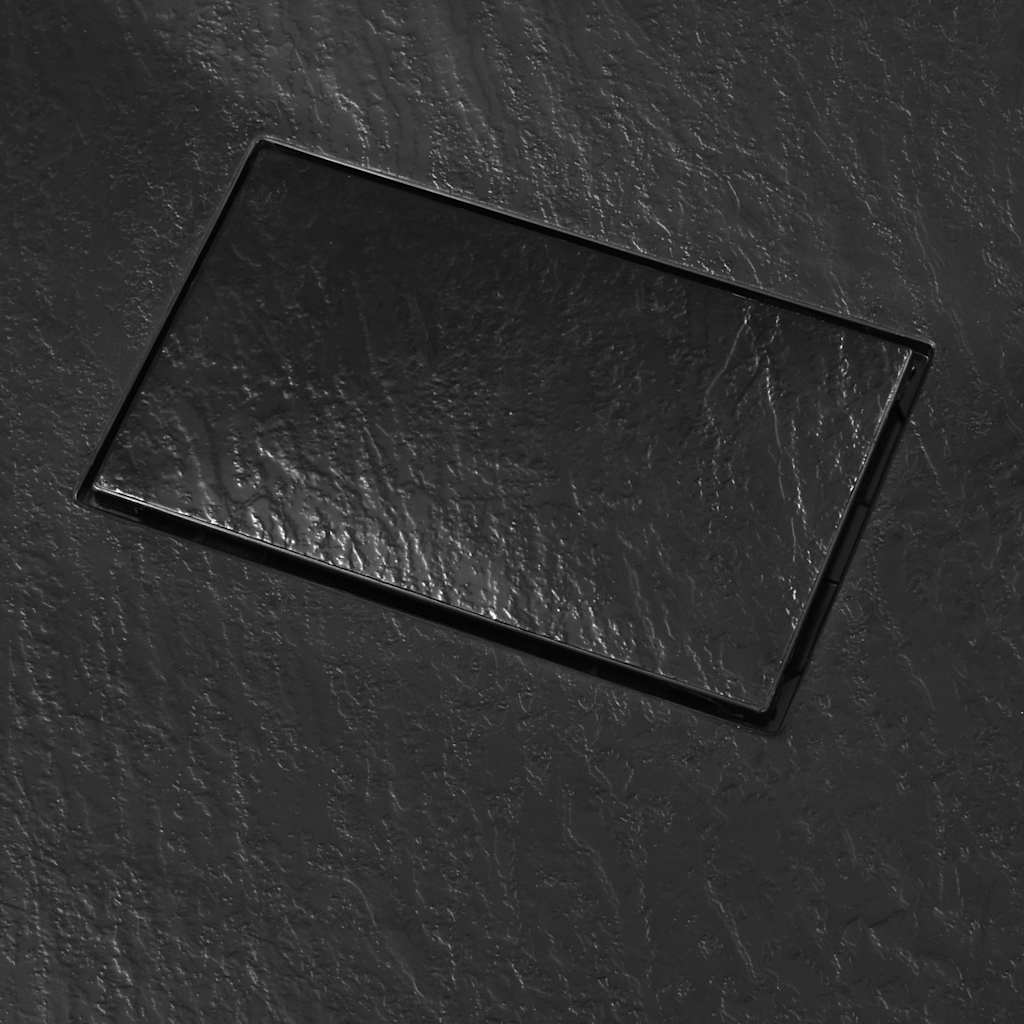 Duschwanne SMC Schwarz 90×80 cm