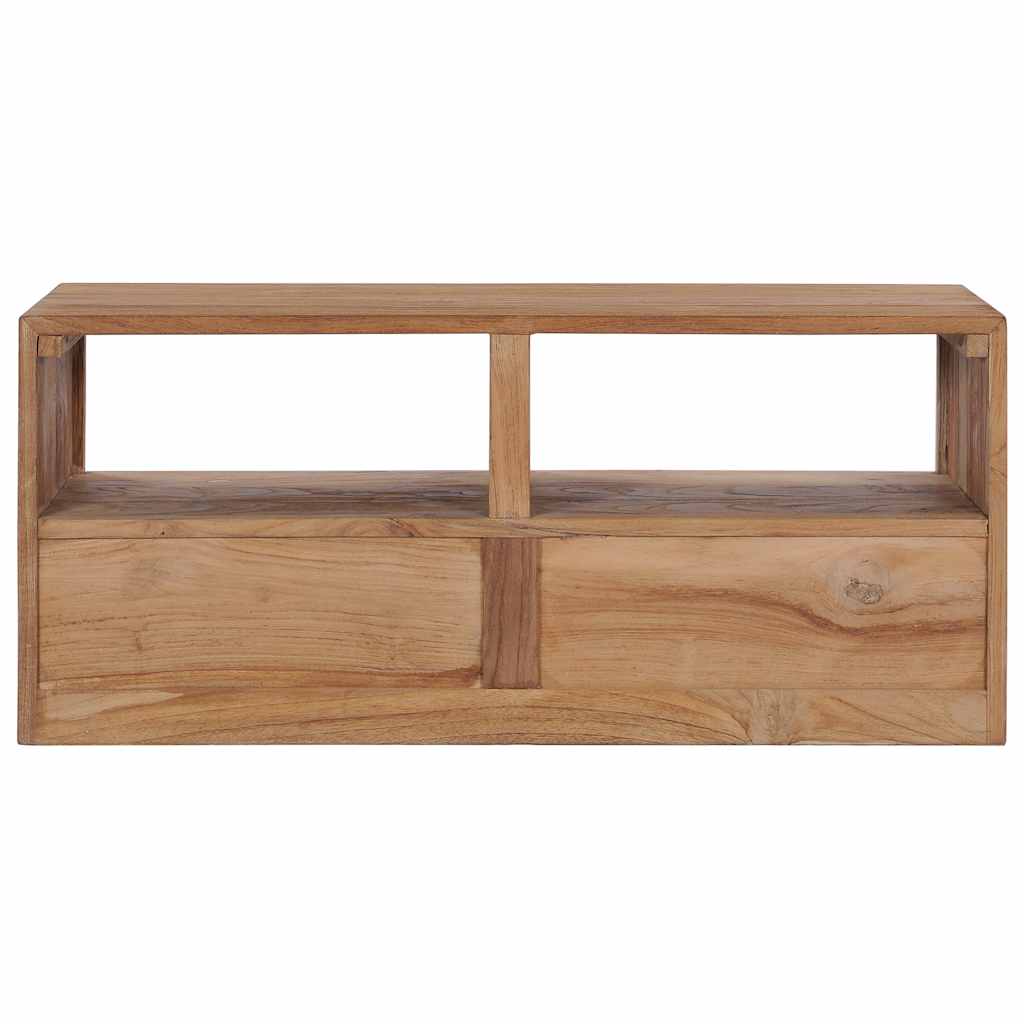 TV-Schrank 90x30x40 cm Massivholz Teak