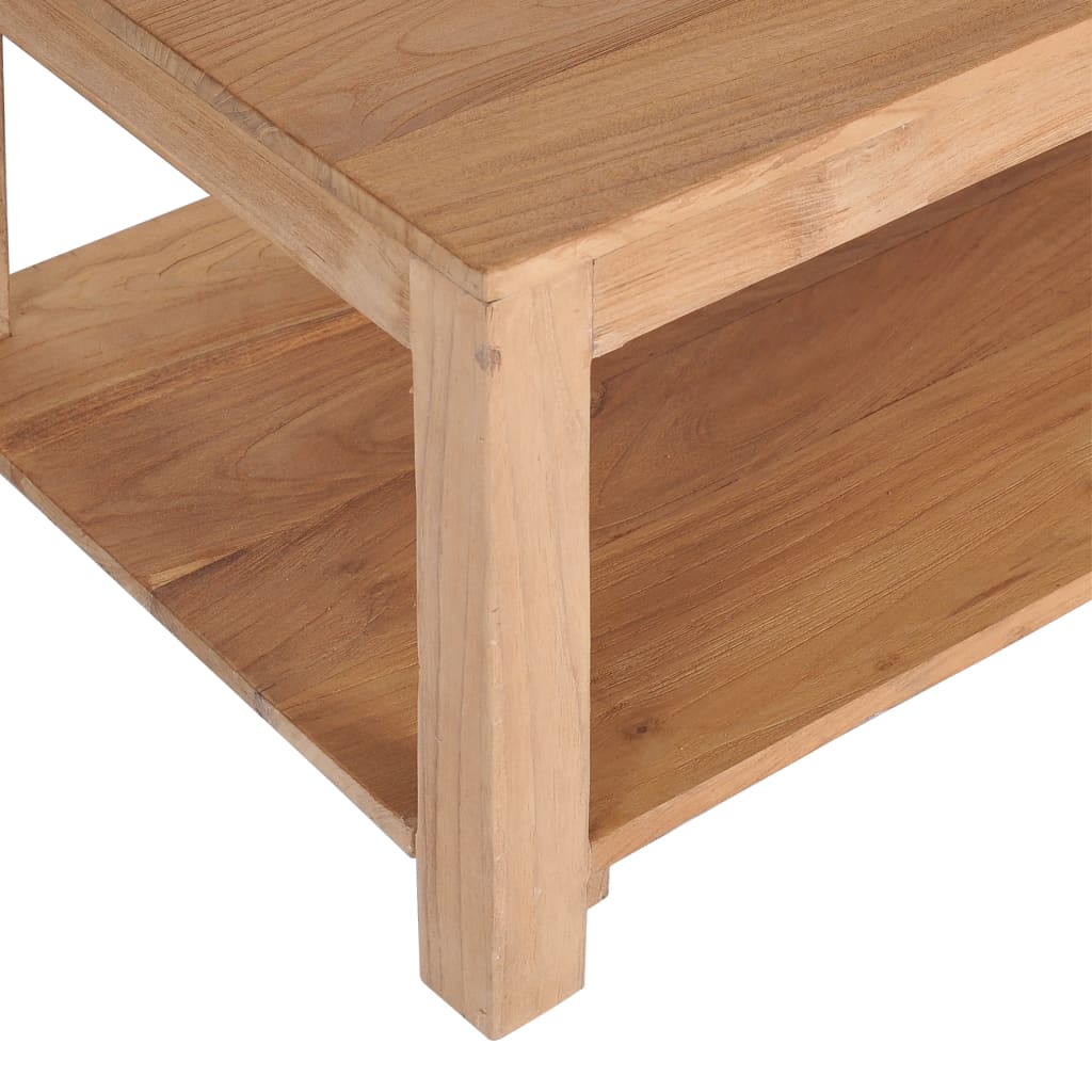 Coffee table 100x50x40 cm solid teak wood