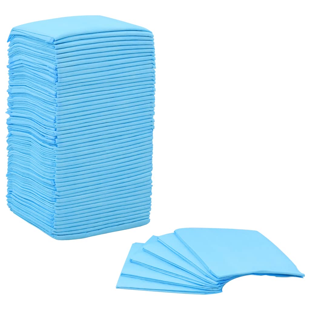 Tapis de toilette pour chien 100 pièces 60×60 cm tissu non tissé
