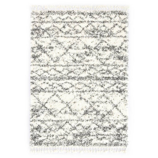 Berberteppich Hochflor PP Beige und Sandfarben 160 × 230 cm