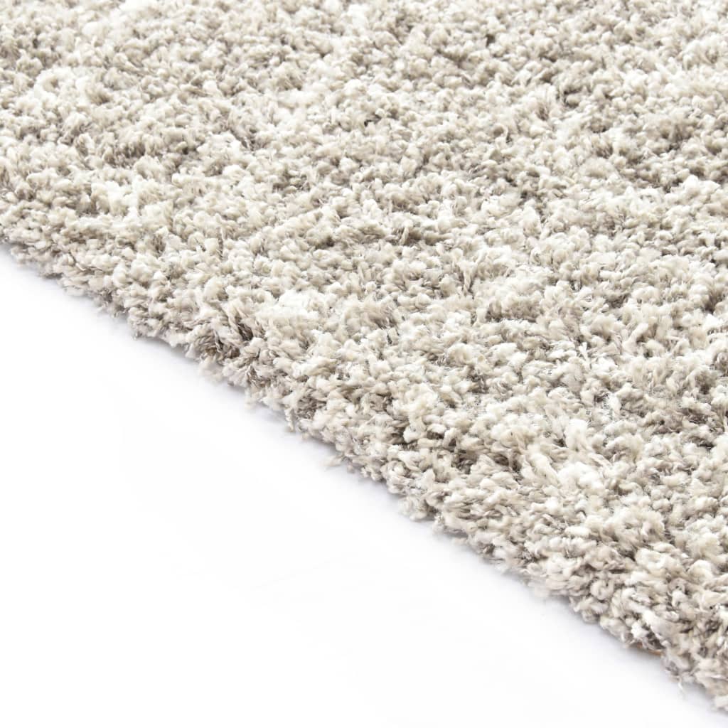 Berberteppich Hochflor PP Sandfarben und Beige 160 × 230 cm