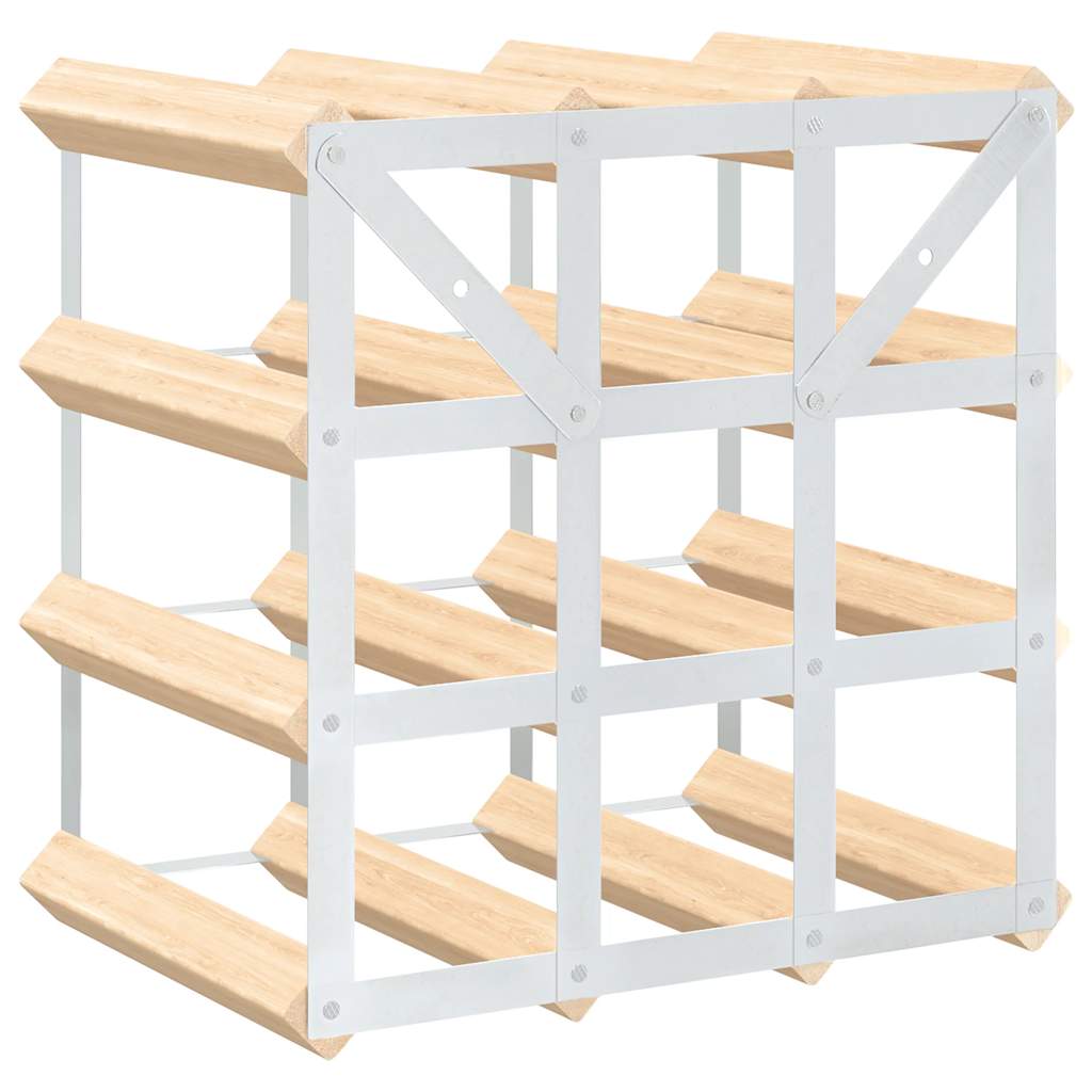 Weinregal für 12 Flaschen Massivholz Kiefer