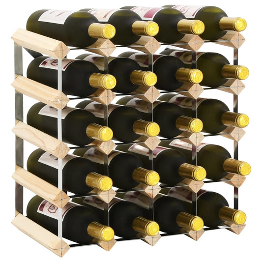 Casier à vin pour 20 bouteilles en bois de pin massif