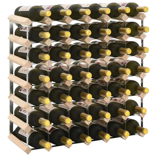 Casier à vin pour 42 bouteilles en bois de pin massif