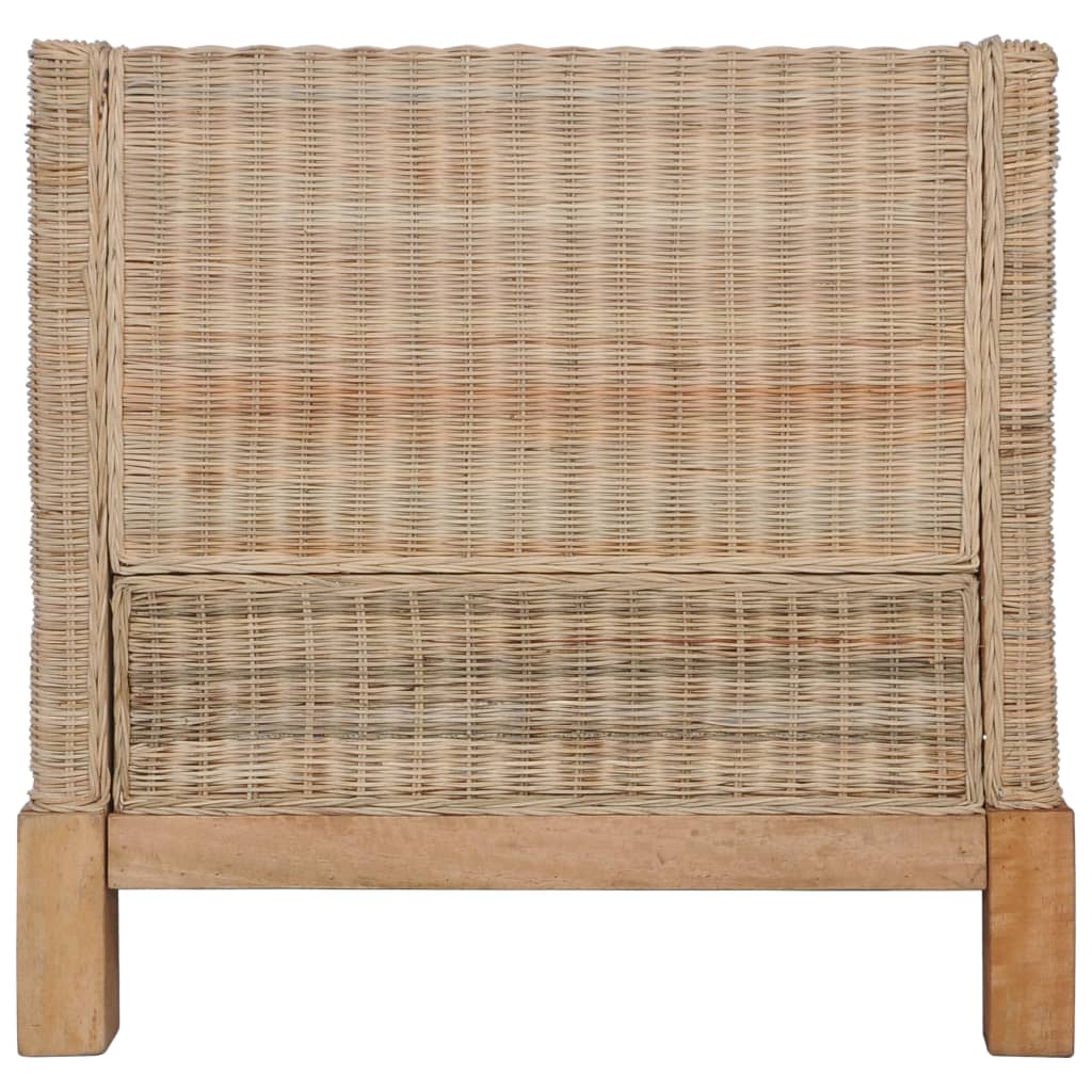 Sessel mit Auflagen Natur Rattan